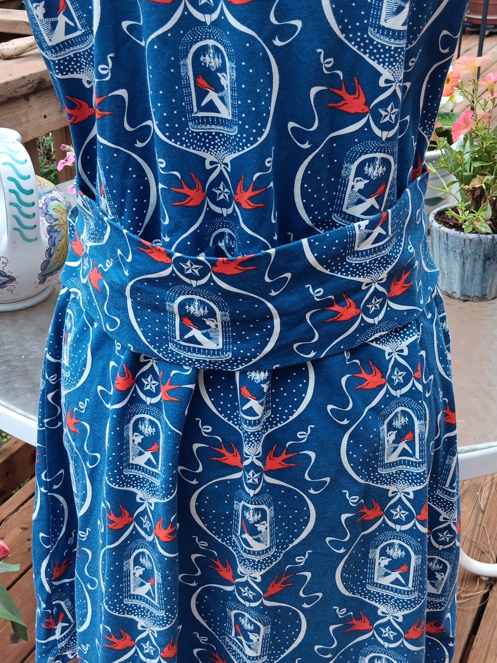 Blue Platypus Blue Bird Dress . Sporty. Beach. - Picture 6 of 10